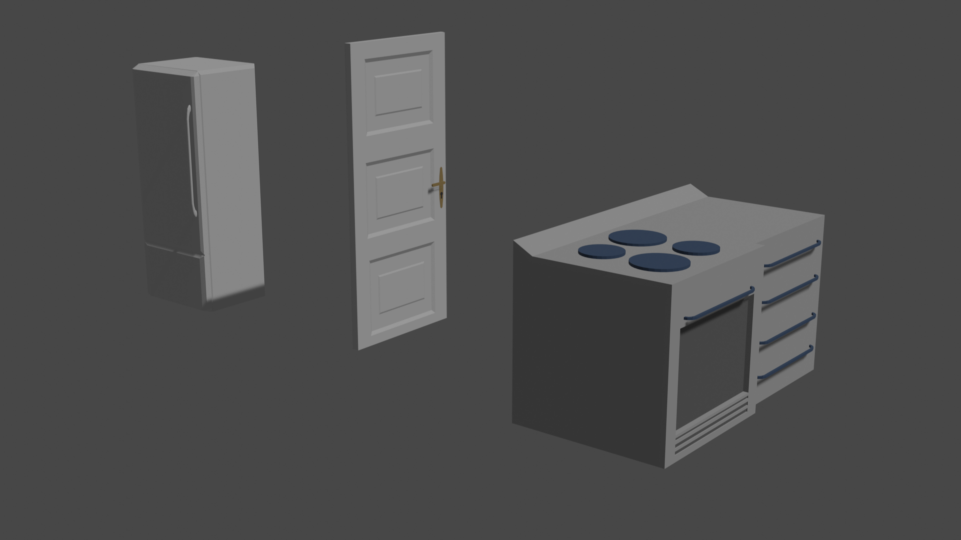 Low Poly Furniture  preview image 3